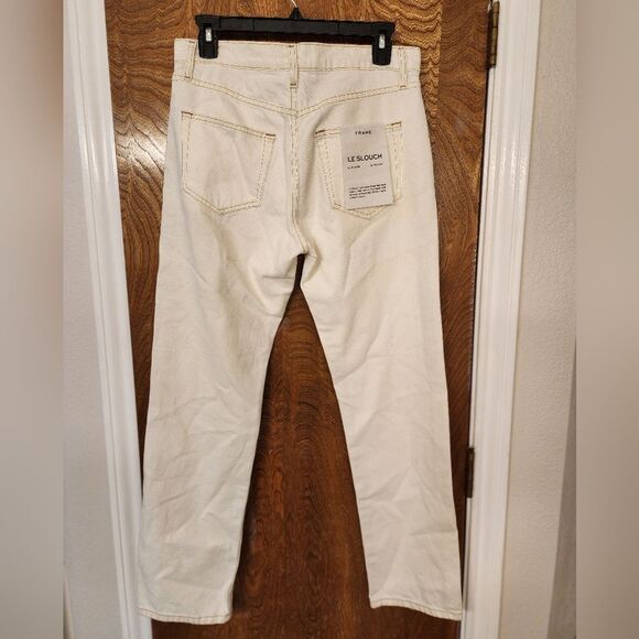 FRAME Le Slouch low-rise straight-leg jeans SIZE 26 NWT - Picture 9 of 11